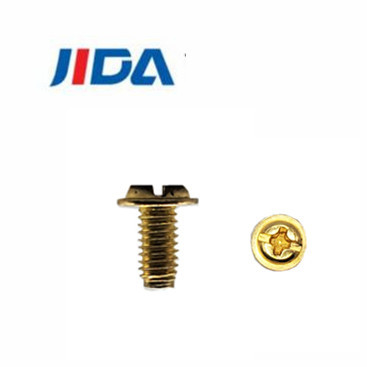 پیچ ماشین سر تابه برنجی سفارشی فیلیپس M3.5x6.8mm
