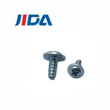 پیچ ماشین آلن فلت سر تابه خودکار ST3x8 آبی سفید روی