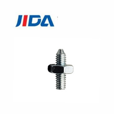 پیچ و مهره های سر شش گوشه انتهای مخروطی M2.5 9 میلی متری با روکش روی آبی سفید