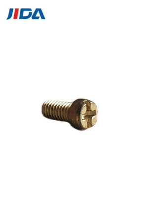پیچ های دستگاه فیلیپس شیاردار ترکیبی برنجی دم گرد M3.5x6.6mm