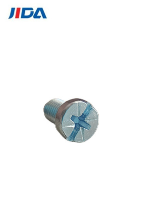 IATF16949 دستگاه سر تخت فولاد کربنی فیلیپس پیچ شکافدار M5x14mm
