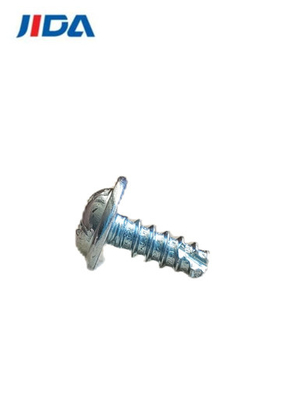 پیچ ماشین آلن فلت سر تابه خودکار ST3x8 آبی سفید روی