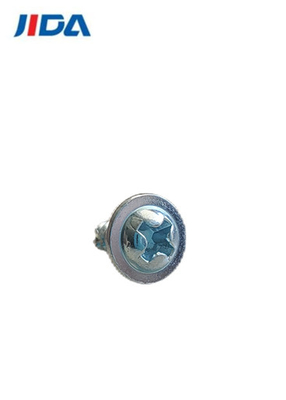 پیچ ماشین آلن فلت سر تابه خودکار ST3x8 آبی سفید روی