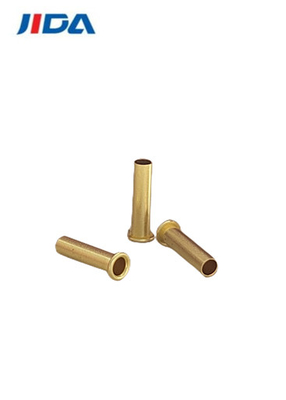 پرچ های برنجی توخالی لوله ای چین دار JIDA برای چرم Φ2x8.5